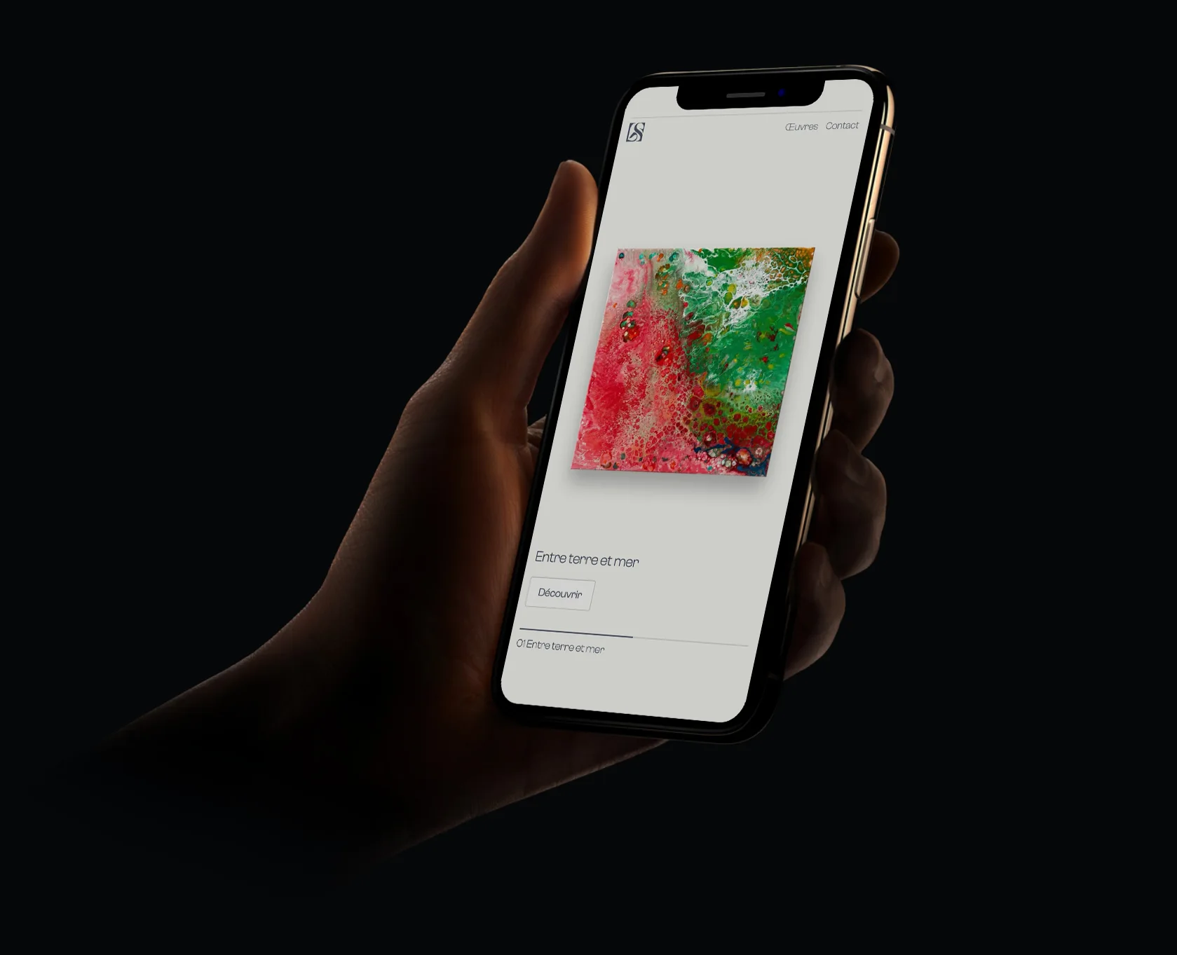 Le site d'une marque cliente, tenu à bout de bras et sortant de l'ombre